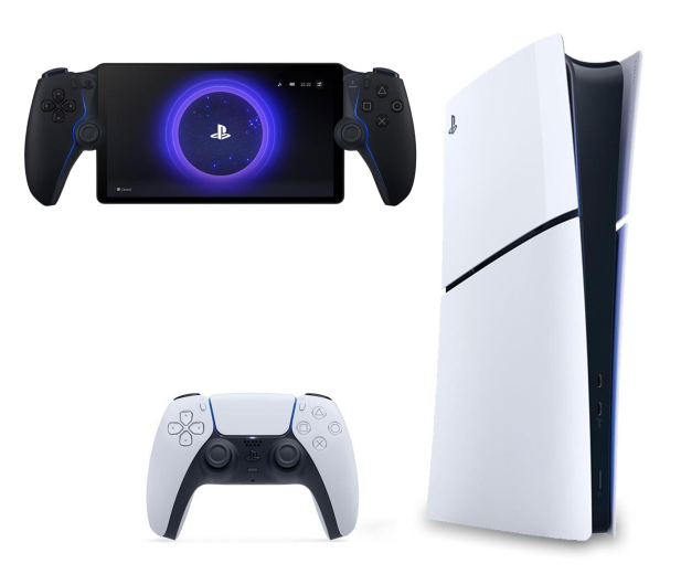 Sony PlayStation 5 Slim Digital + Portal Midnight Black - 1572984 - zdjęcie