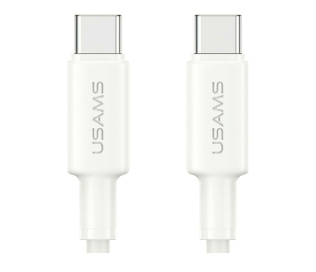 USAMS Kabel U90 60W USB-C do USB-C biały - 1569159 - zdjęcie