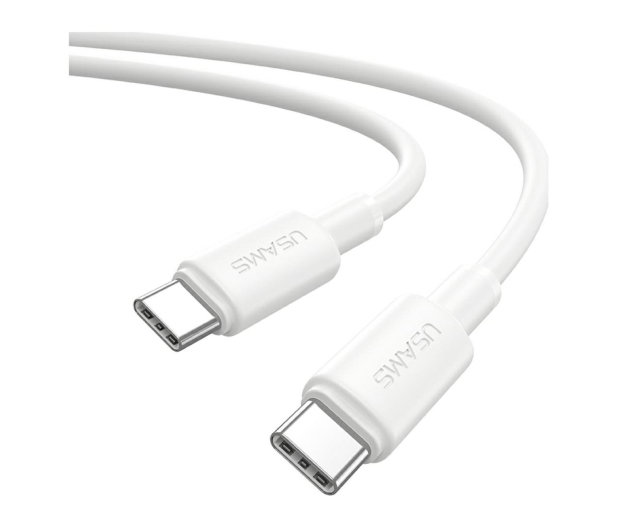 USAMS Kabel U90 60W USB-C do USB-C biały - 1569159 - zdjęcie 3