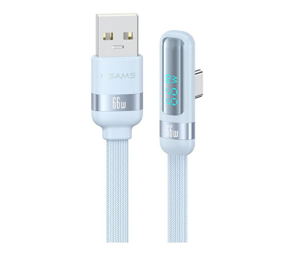 USAMS Kabel 66W USB-A/USB-C 1,2m niebieski - 1569151 - zdjęcie