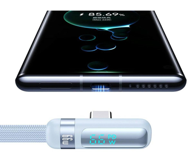 USAMS Kabel 66W USB-A/USB-C 1,2m niebieski - 1569151 - zdjęcie 3