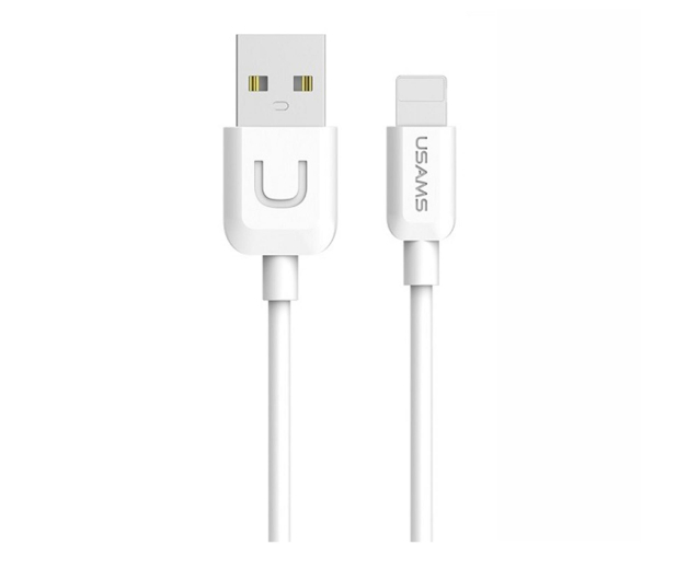 USAMS Kabel U-Turn lightning 1mbiały 2A - 1569161 - zdjęcie