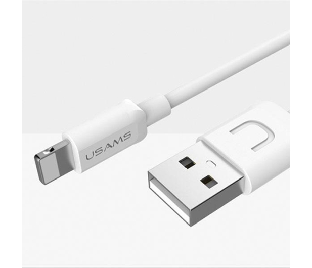 USAMS Kabel U-Turn lightning 1mbiały 2A - 1569161 - zdjęcie 2