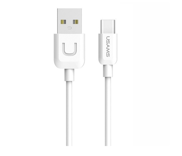 USAMS Kabel U-Turn USB-C 1m biały - 1569177 - zdjęcie