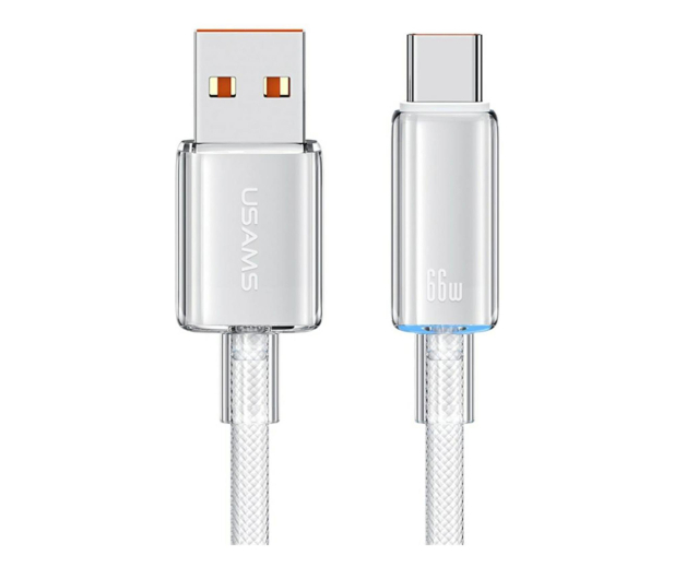 USAMS Kabel US-SJ658 6A USB-A do USB-C 1,2m biały - 1569096 - zdjęcie