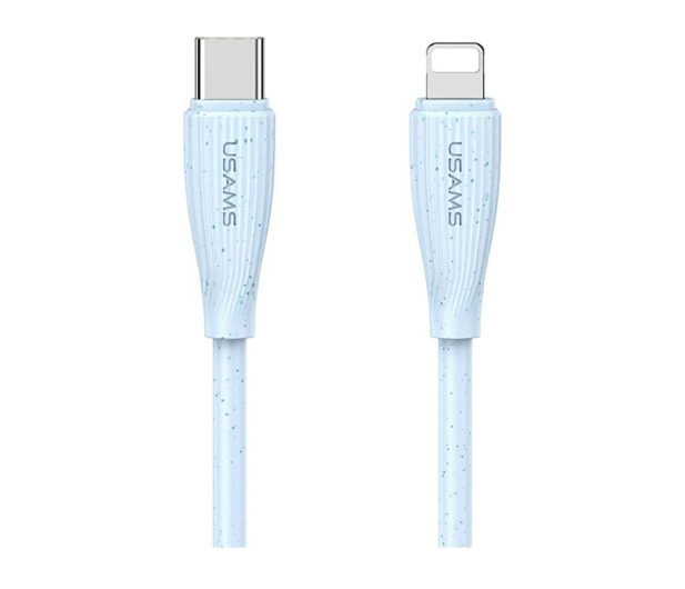 USAMS Kabel SJ717 30W USB-C do Lightning 1m niebieski - 1569072 - zdjęcie