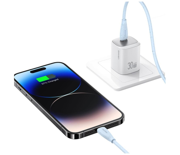 USAMS Kabel SJ717 30W USB-C do Lightning 1m niebieski - 1569072 - zdjęcie 10