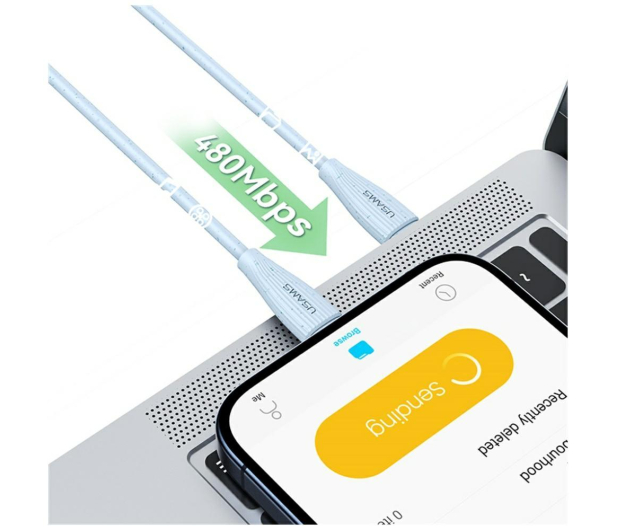 USAMS Kabel SJ717 30W USB-C do Lightning 1m niebieski - 1569072 - zdjęcie 11