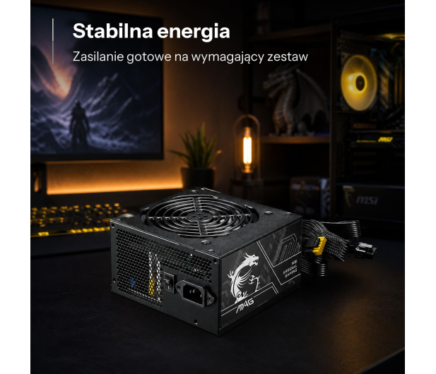 MSI MAG A750BN PCIE5 II 750W 80 Plus Bronze - 1490861 - zdjęcie 5