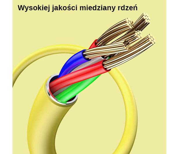 USAMS Kabel U52 USB-C 2A Fast Charge 1m zielony/green - 1569073 - zdjęcie 6