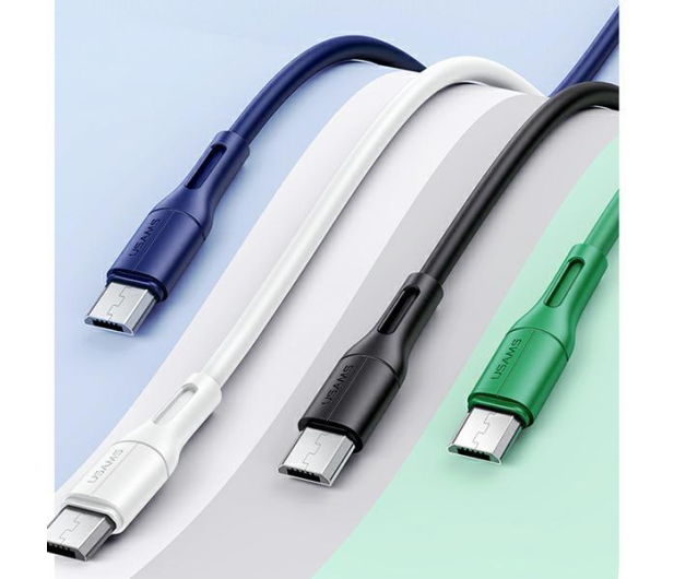 USAMS Kabel U68 microUSB 2A Fast Charge 1m biały SJ502USB02 - 1569034 - zdjęcie 9