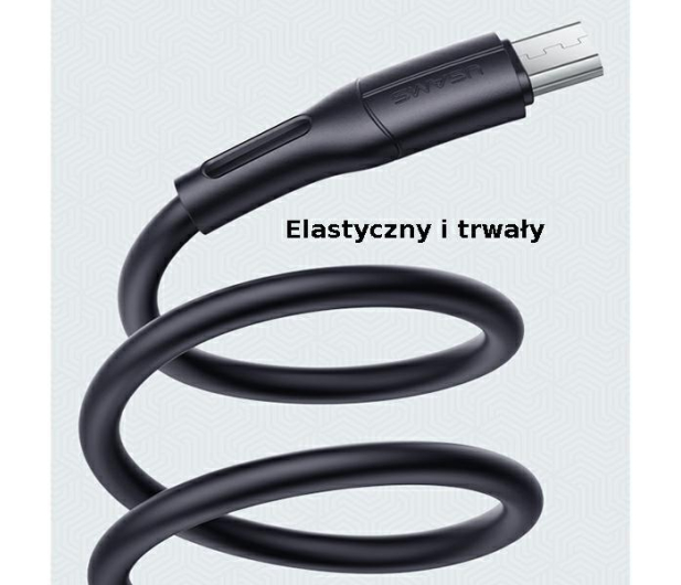 USAMS Kabel U68 microUSB 2A Fast Charge 1m biały SJ502USB02 - 1569034 - zdjęcie 5
