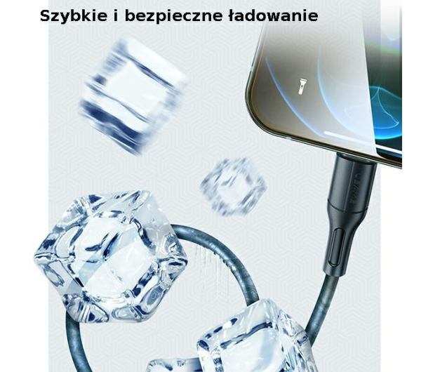 USAMS Kabel U68 microUSB 2A Fast Charge1m niebieski SJ502USB03 - 1569007 - zdjęcie 4