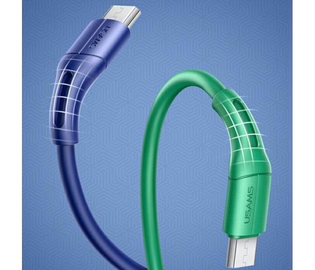 USAMS Kabel U68 microUSB 2A Fast Charge1m zielony SJ502USB04 - 1569029 - zdjęcie 5