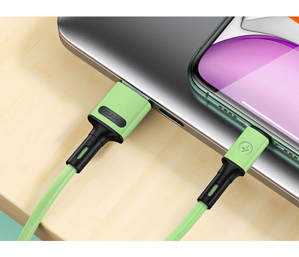 USAMS Kabel U52 lightning 2A Fast Charge1m purpurowy - 1569079 - zdjęcie 3