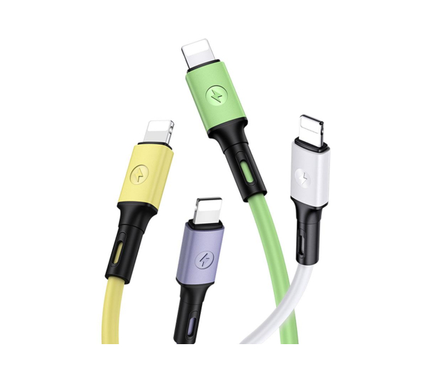 USAMS Kabel U52 lightning 2A Fast Charge1m zielonySJ434USB02 - 1569020 - zdjęcie 7