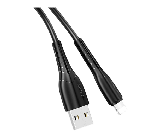 USAMS Kabel U35 lightning 2A Fast Charge 1m czarny SJ364USB01 - 1569013 - zdjęcie