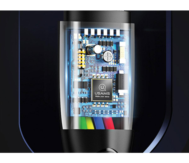 USAMS Kabel U35 lightning 2A Fast Charge 1m czarny SJ364USB01 - 1569013 - zdjęcie 5