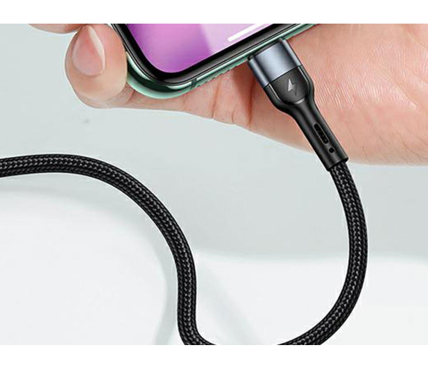 USAMS Kabel pleciony 2A lightning U55 zielony - 1569133 - zdjęcie 3