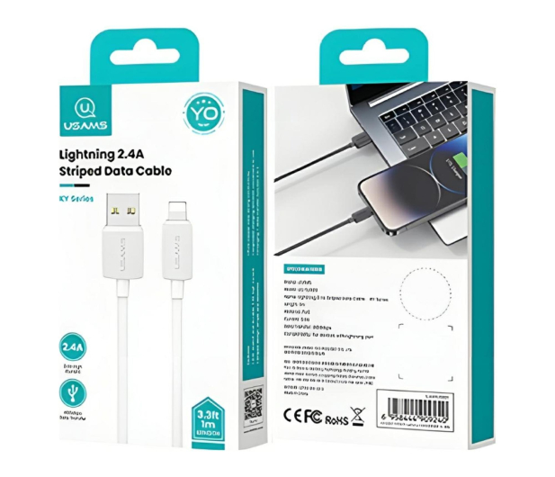 USAMS Kabel PD 100W USB-C/USB-C 1,2m fioletowy - 1569130 - zdjęcie 8