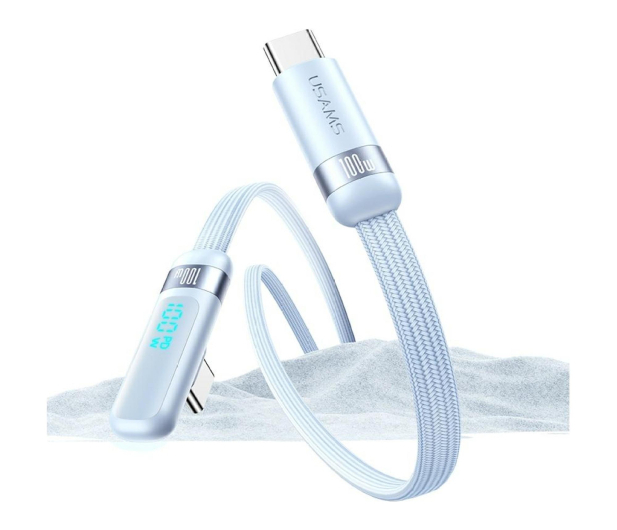 USAMS Kabel PD 100W USB-C/USB-C 1,2m fioletowy - 1569130 - zdjęcie 3