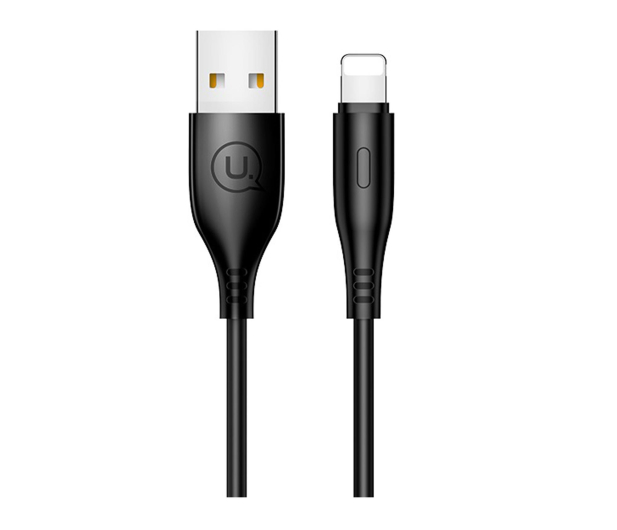 USAMS Kabel U18 lightning 2A Fast Charge 1m czarny SJ266USB01 - 1569011 - zdjęcie