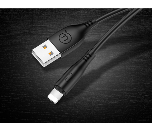 USAMS Kabel U18 lightning 2A Fast Charge 1m czarny SJ266USB01 - 1569011 - zdjęcie 2