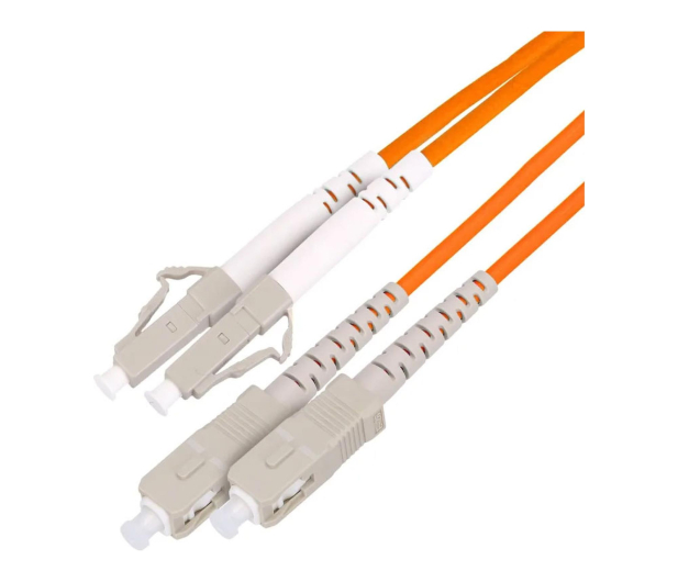 ExtraLink SC/UPC-LC/UPC Patchcord Wielomodowy OM2 Duplex 3mm 3m - 1543783 - zdjęcie