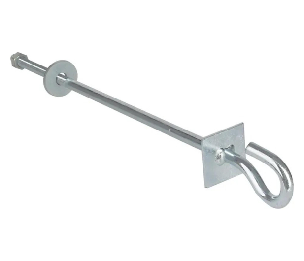 ExtraLink Śruba hakowa do wieszania uchwytów odciągowych 16/450mm - 1544097 - zdjęcie