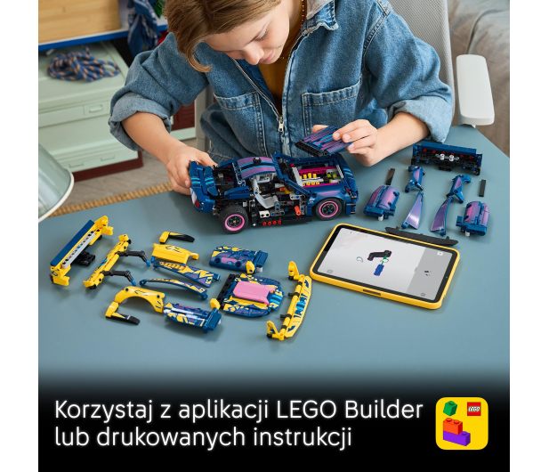 LEGO TECHNIC 42236 Warsztat tuningowy: samochód Ford Mustang GT - 1547398 - zdjęcie 11