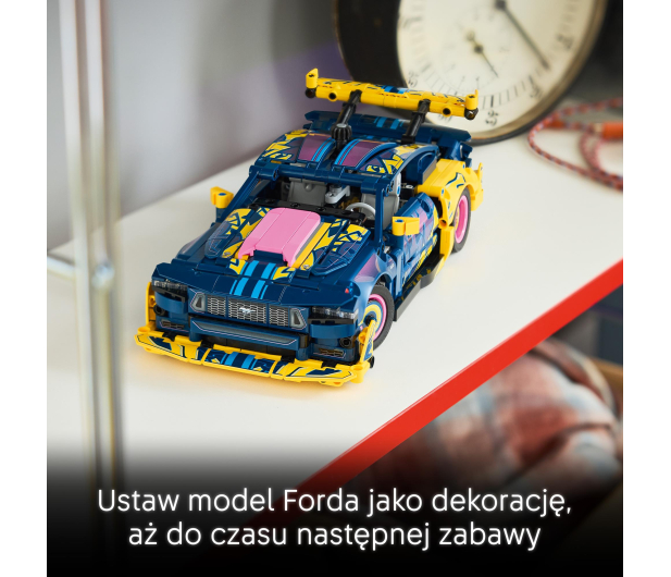 LEGO TECHNIC 42236 Warsztat tuningowy: samochód Ford Mustang GT - 1547398 - zdjęcie 10