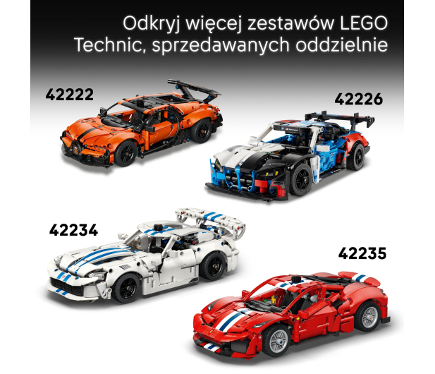 LEGO TECHNIC 42236 Warsztat tuningowy: samochód Ford Mustang GT - 1547398 - zdjęcie 6