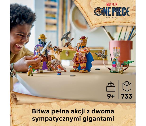 LEGO ONE PIECE 75644 Dorry kontra Brogy — Giganci z Little Garden - 1547418 - zdjęcie 5