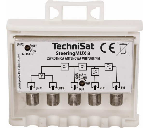 TechniSat Zwrotnica DVB-T/DVB-T2 STEERINGMUX 8 - 1328113 - zdjęcie