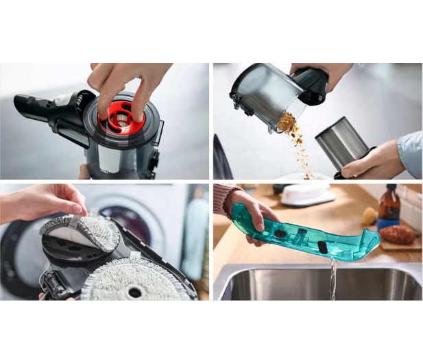 Bosch ODKURZACZ Unlimited ProHygienic Aqua Biały - 1330659 - zdjęcie 11