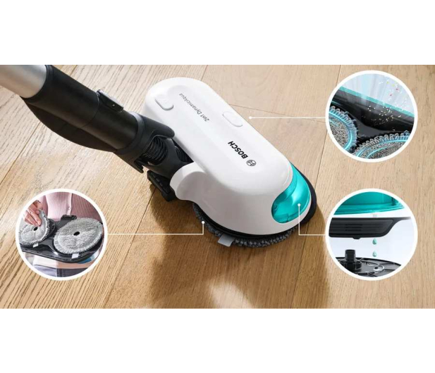 Bosch ODKURZACZ Unlimited ProHygienic Aqua Biały - 1330659 - zdjęcie 6