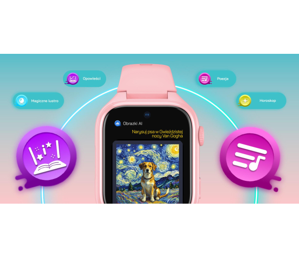 Stelio Junior Pro AI 4G różowy - 1575957 - zdjęcie 9