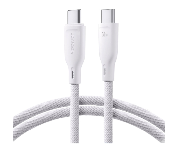 JoyRoom Multi-Color Series S-A34 USB-C / USB-C PD 60W 1m - biały - 1354830 - zdjęcie