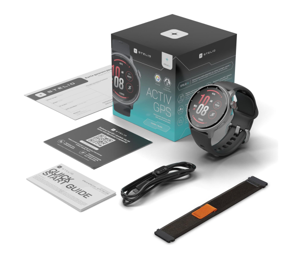 Stelio Activ AI 46mm GPS Czarny - 1575967 - zdjęcie 2