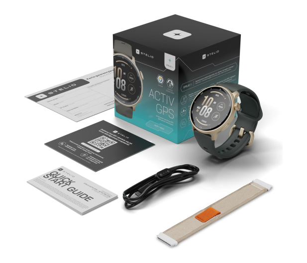 Stelio Activ AI 46mm GPS Złoty - 1575969 - zdjęcie 3