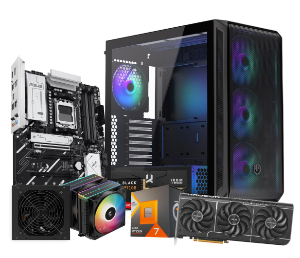Polecany zestaw Ryzen 7 7800X3D/32GB/1TB/RX 9070 XT - 1509514 - zdjęcie