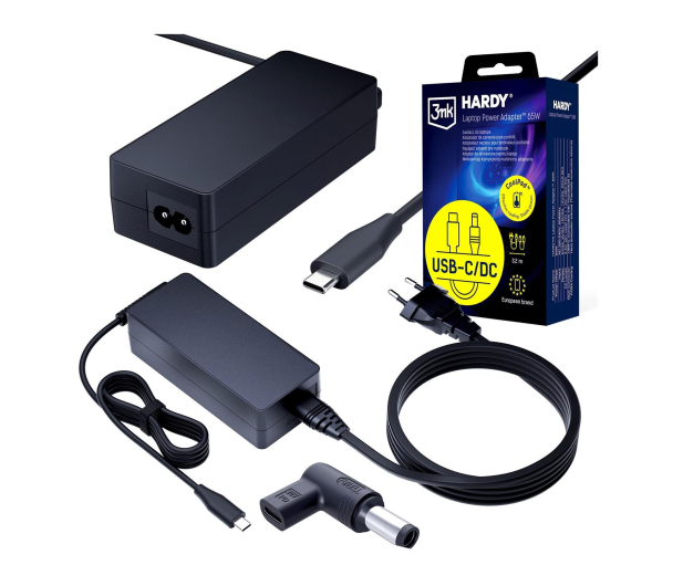 3mk Hardy Laptop PowerAdapter Dell 20V USB-C DC 7.4 x 5.0 - 1572619 - zdjęcie