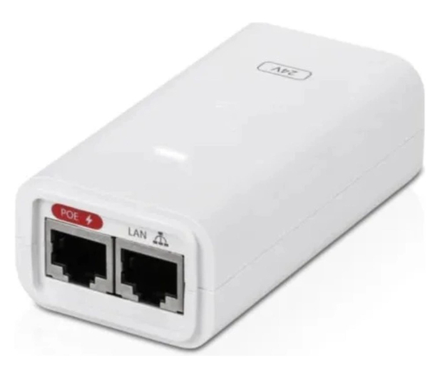 Ubiquiti POE-24-12W-WH Zasilacz PoE 24V 0,5A 12W - 1573624 - zdjęcie