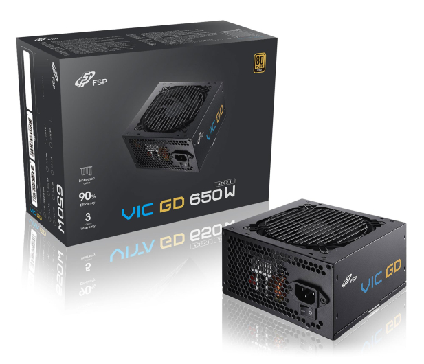 FSP/Fortron VIC 650W 80 Plus Gold ATX 3.1 PCIe Gen 5.1 - 1572628 - zdjęcie
