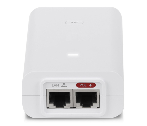 Ubiquiti POE-24-24W-G-WH Zasilacz PoE 24V 1A 24W Gigabit - 1573625 - zdjęcie 3
