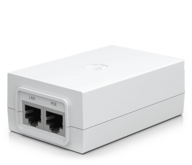 Ubiquiti POE-24-30W-G-WH-EU Zasilacz PoE 24V 30W Gigabit Biały - 1573628 - zdjęcie
