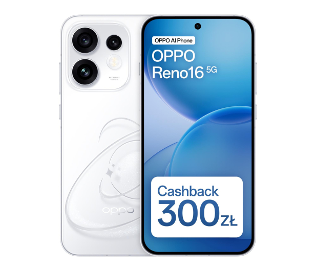 OPPO Reno16 5G 8/256GB White - 1576108 - zdjęcie