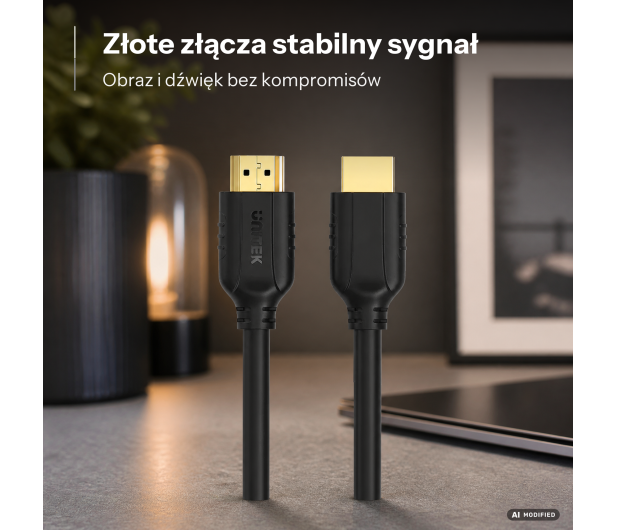 Unitek Kabel HDMI 2.0 4K 60Hz HDR ARC 0,3m - 1576036 - zdjęcie 2