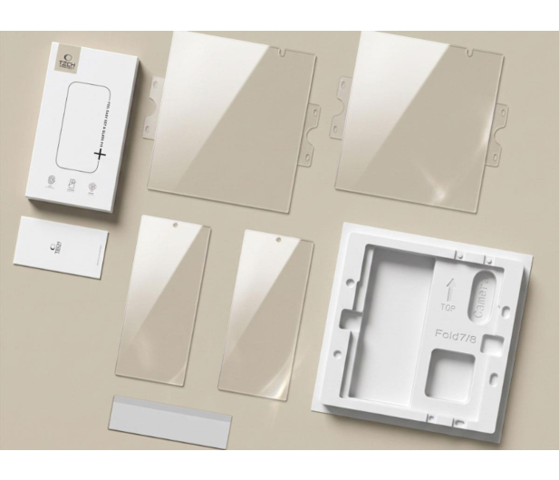 Tech-Protect Easy Set Foil & Glass Fit+ 4In1 do Galaxy Z Fold 8 Ultra Cle - 1571585 - zdjęcie 4