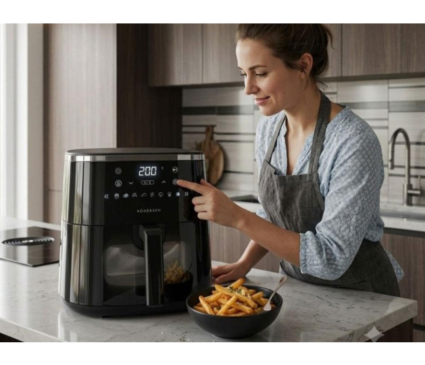 Kohersen Air Fryer Black Matt NX Ceramic KHAF-M01-S01 - 1575582 - zdjęcie 12